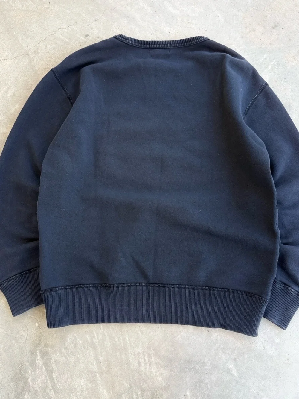 Polo Jeans Co Ralph Lauren 2000s Skull Flag Navy Crewneck Sweatshirt
